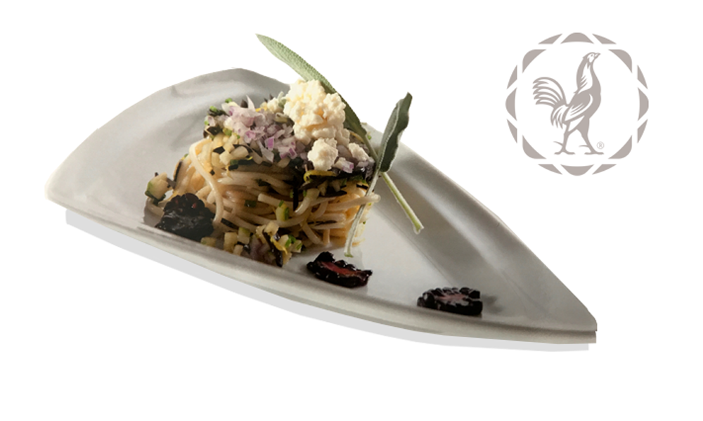 Pasta de la Quinta y tequila